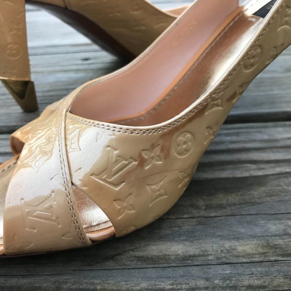 Louis Vuitton Women Heel Shoes Sandal Made in Ital - Picture 11 of 14